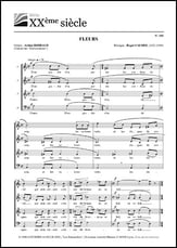 Fleurs SATB choral sheet music cover